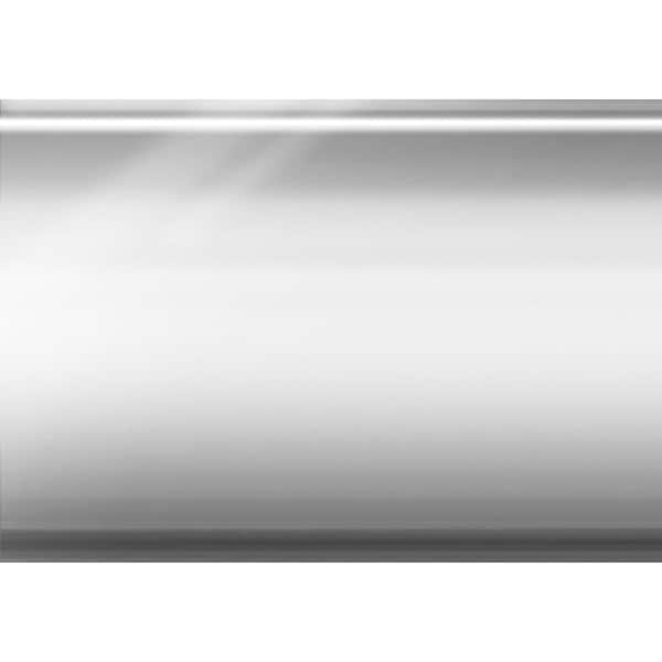 Monarch Specialties Accent Table - Chrome Metal With Frosted Tempered Glass - I 3000