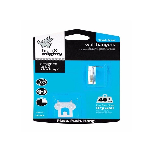 Hillman Picture Hanger High & Mighty 40 lb Pair - 515302