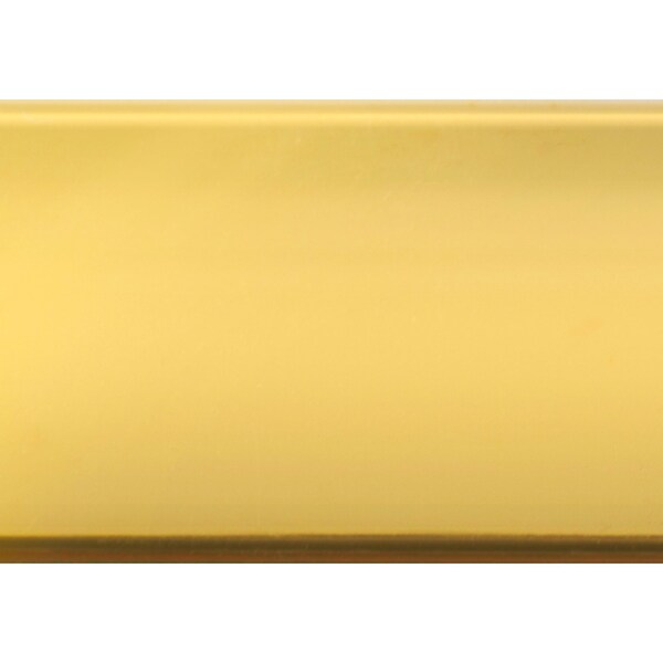 Monarch Specialties Accent Table - 42"L / Gold Metal With Tempered Glass - I 3446