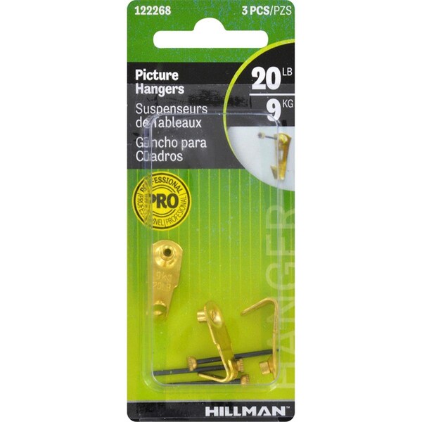 Aceds 20 lbs Classic Picture Hanger, 30PK - 5061072