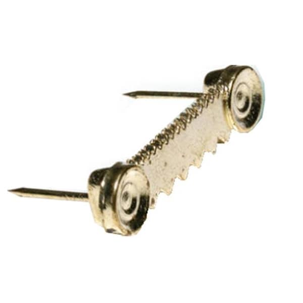 Hillman Hillman Fasteners 121135 2 Pack; Large Brass Push In Picture Self Leveler - 597591