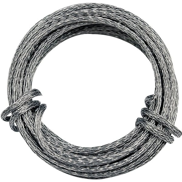 Ook Picture Hanging Wire, 9 ft L, Galvanized Steel, 20 lb - 50122
