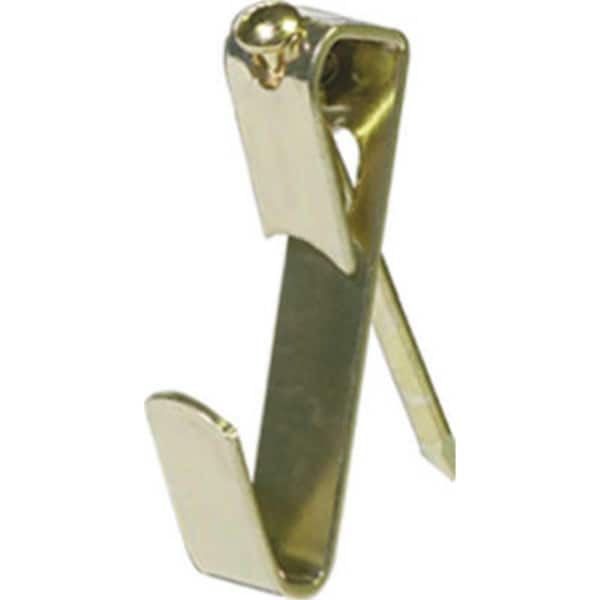 Hillman 122304 4.75 x 1.94 in. Brass Plated Classic Picture Hanger, 10PK - 893651