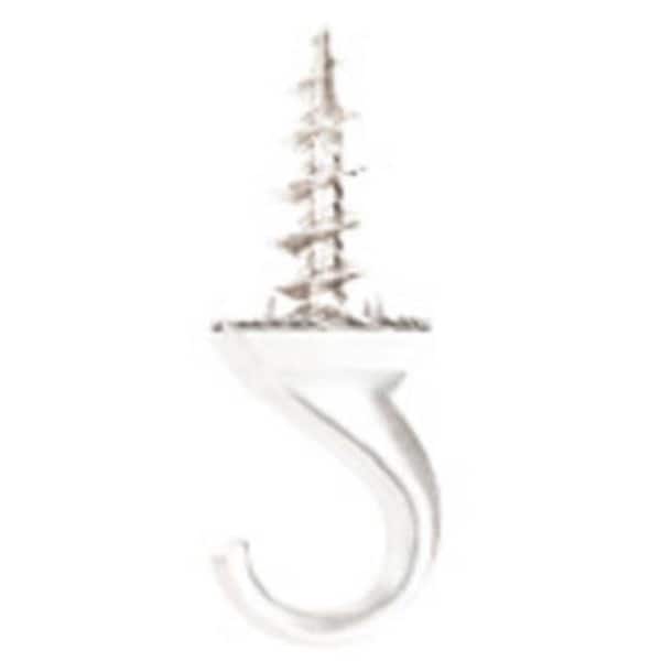 Hillman Hillman Fasteners 122412 White Driller Hook Holds 15 lbs - 714115