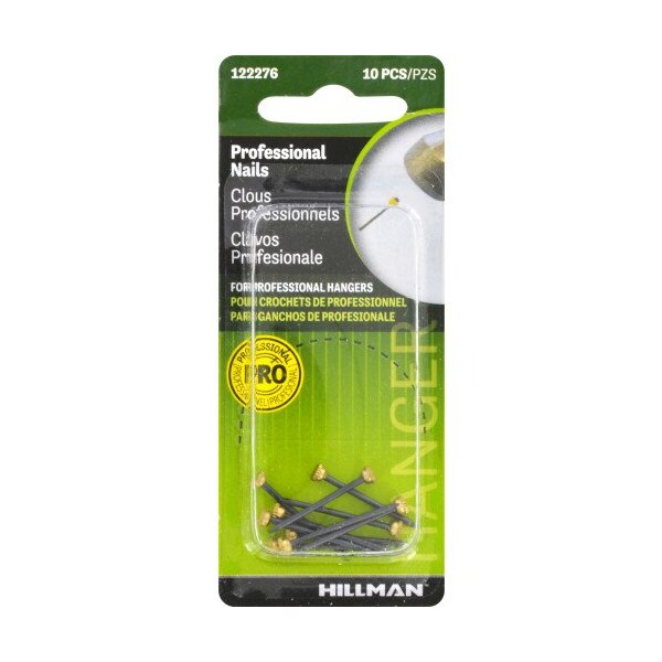 Hillman HILLMAN Steel-Plated Classic Picture Hanging Nails 20 lb 10 pk - 122276