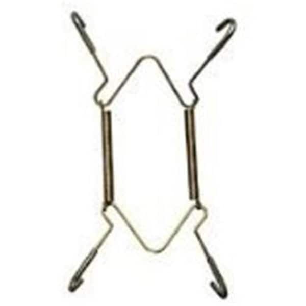 National Hardware 11-18 in. Plate Hangers, Brass N259-986 - 7165095