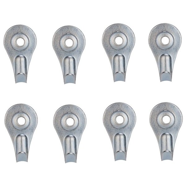 Prosource Frame Hanger, 4.5 lb, Steel, Zinc, Zinc, Nail-In Mounting - PH-122316-PS