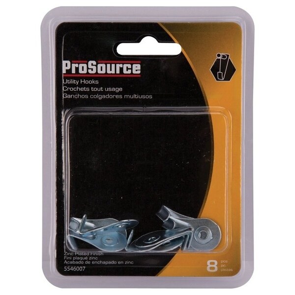 Prosource Frame Hanger, 4.5 lb, Steel, Zinc, Zinc, Nail-In Mounting - PH-122316-PS