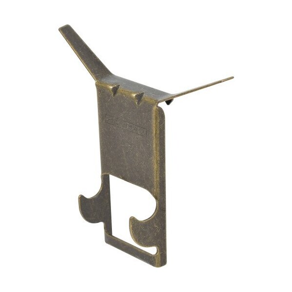 Hillman HILLMAN Brass-Plated Gold Brick Picture Hanger 30 lb 2 pk - 122354