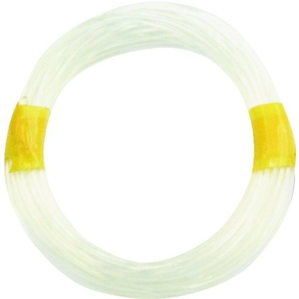 Ook Picture Hanging Wire, 15 ft L, Nylon, Clear, 50 lb - 50104