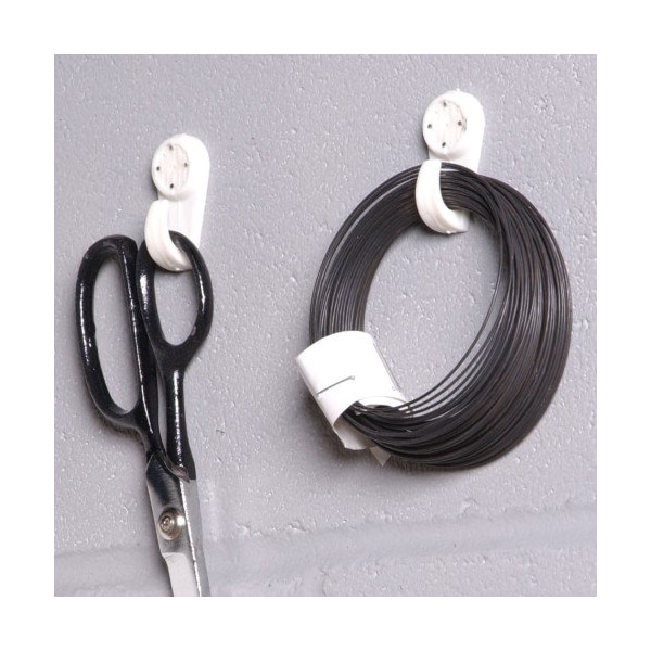 Hillman HILLMAN Plastic Coated White Hardwall Picture Hook 25 lb 3 pk - 121122