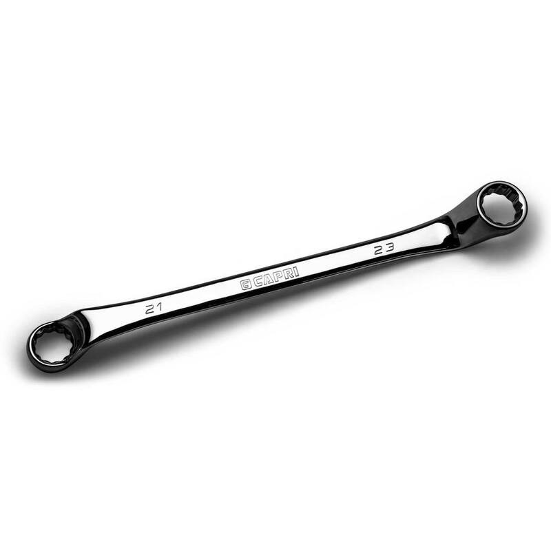 Llave de caja de doble extremo con offset profundo de 75 grados de 21 mm x 23 mm - CP11950-2123