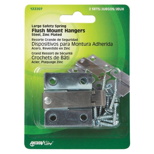 Hillman HILLMAN Silver Flush-Mount Picture Hanger 2 pk - 122207