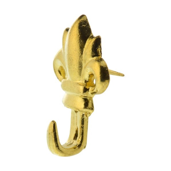 Hillman HILLMAN Brass-Plated Gold Push Pin Picture Hook 10 lb 3 pk - 122263