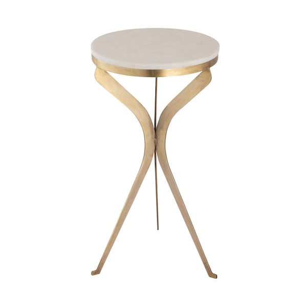 Elk Signature Accent Table, 12 in W, 12 in L, 23.25 in H, Metal - H0805-10877