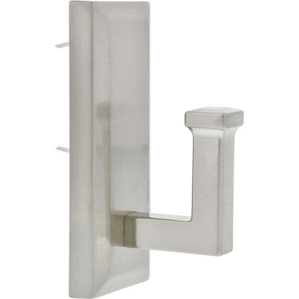 High & Mighty HILLMAN 3.5 in. L Satin Nickel Silver Metal Decorative Hooks 25 lb. cap. 1 pk - 515806