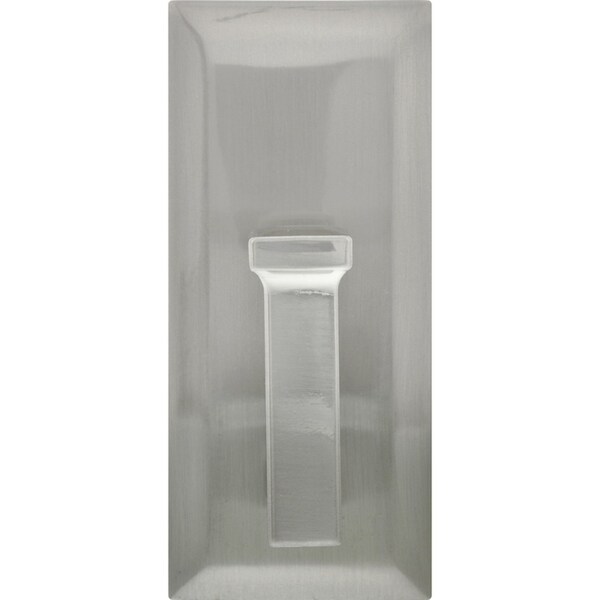 High & Mighty HILLMAN 3.5 in. L Satin Nickel Silver Metal Decorative Hooks 25 lb. cap. 1 pk - 515806