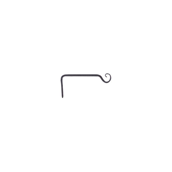 Green Thumb Hanging Plant Hook, Straight, Black, 6-In. - 89406GT