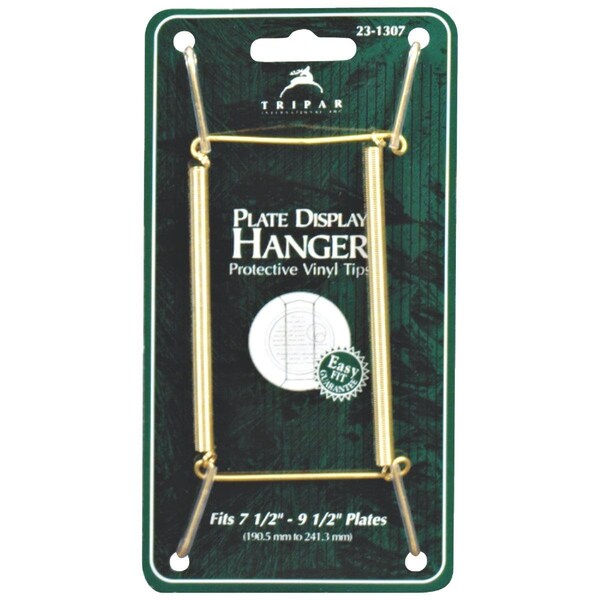 Tripar 7-1/2 In. to 9-1/2 In. Brass Wire Plate Hanger - 23-1307