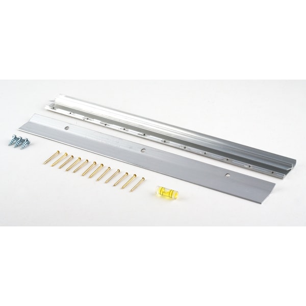 Hangman No Stud Mirror Picture Hanging System for Apartments Aircraft Grade Aluminum w/ Level Holds 100 lbs - APT-12