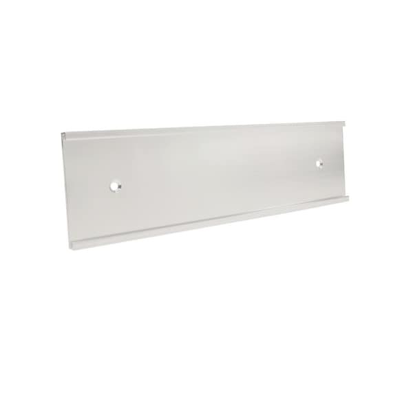 Simply Frames 39 in. x 1.5 in. Satin Silver Wall Plate Holder Extrusion - SW-3915SS