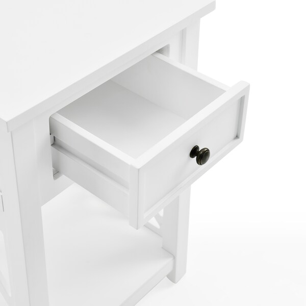 Alaterre Furniture 36 W, 22 L, 18 H, Pine with Composite Wood, White - ANCT0114WH
