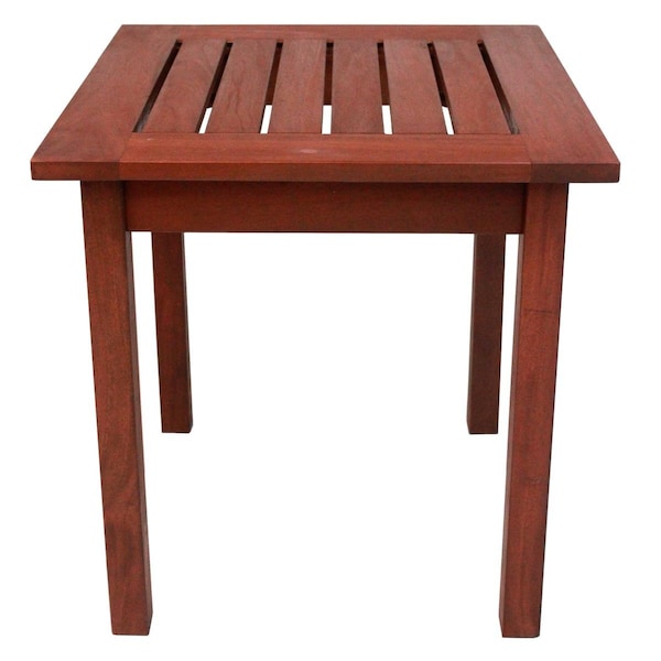 Kd Mobiliario 18 x 18 x 19 in. Heartland End Table Stained - KD3652935