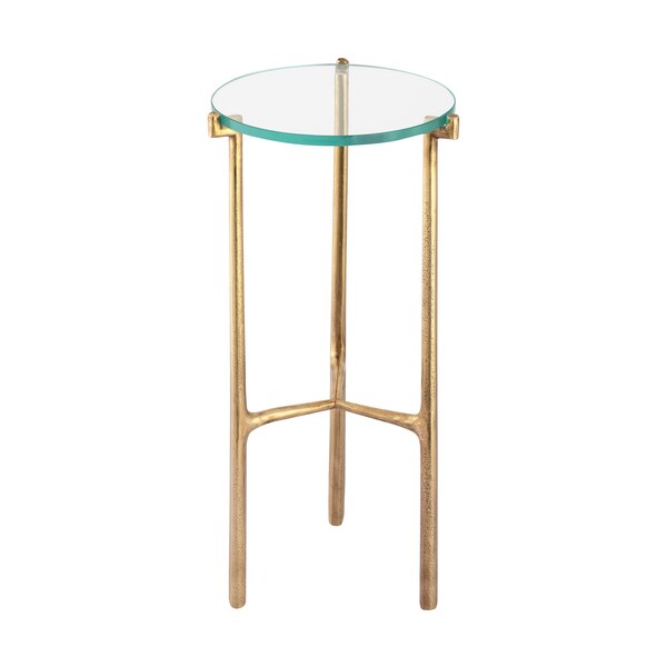 Elk Signature Accent Table, 9.75 in W, 9.75 in L, 22.5 in H, Metal - H0805-10878