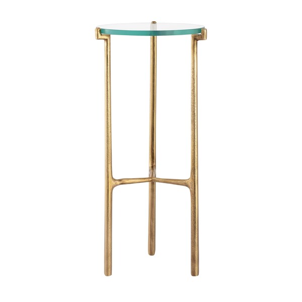 Elk Signature Accent Table, 9.75 in W, 9.75 in L, 22.5 in H, Metal - H0805-10878
