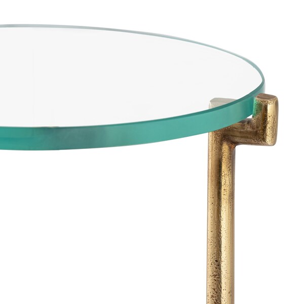 Elk Signature Accent Table, 9.75 in W, 9.75 in L, 22.5 in H, Metal - H0805-10878