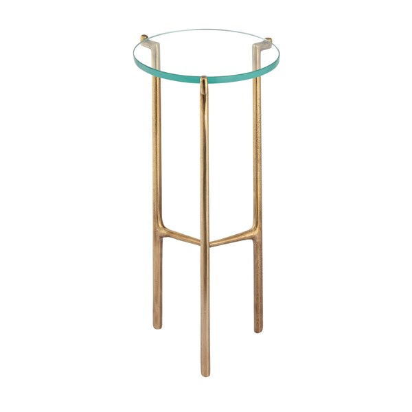 Elk Signature Accent Table, 9.75 in W, 9.75 in L, 22.5 in H, Metal - H0805-10878