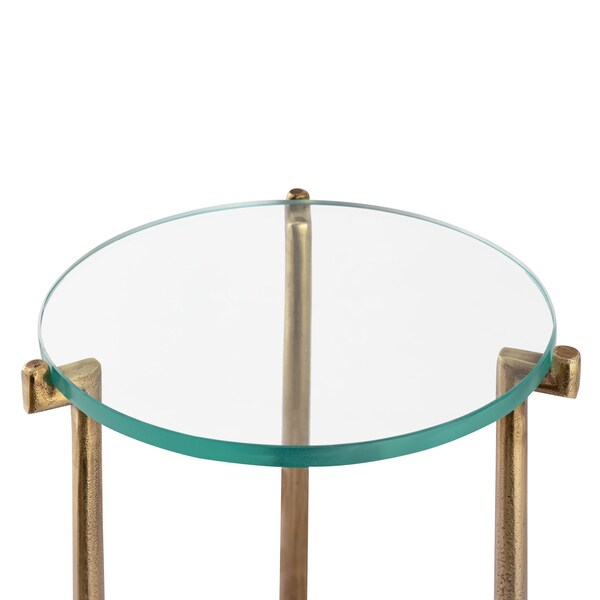 Elk Signature Accent Table, 9.75 in W, 9.75 in L, 22.5 in H, Metal - H0805-10878