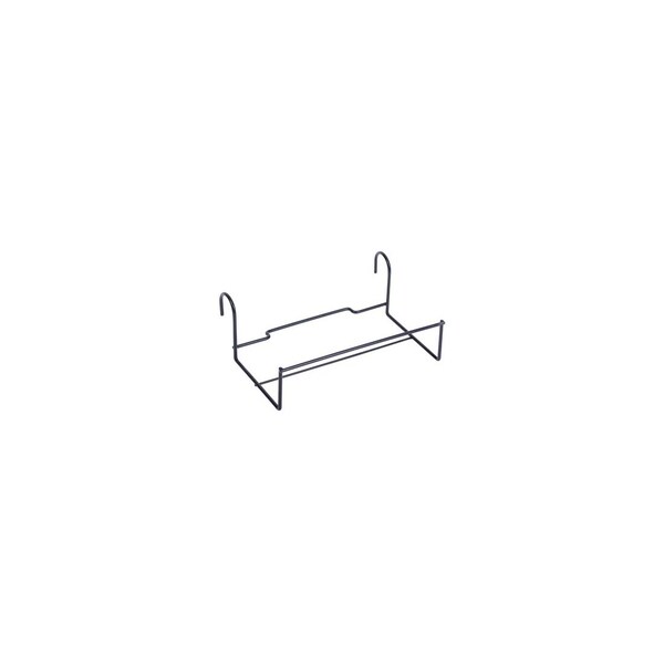 Panacea Over The Rail Flower Box Holder, Black - 89043