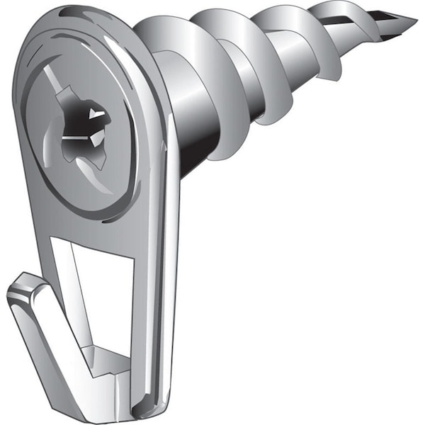 Aceds 35 lbs Picture Hook White - Small, 10PK - 5372487