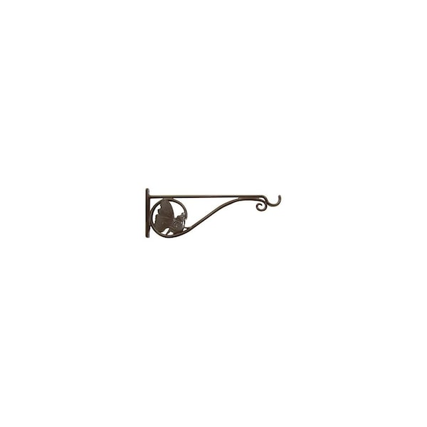 Green Thumb Hanging Plant Bracket, Butterfly, Brown Aluminum, 15-In. - 85040GT