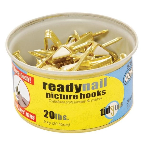 Hillman Hillman Group 5568027 Steel Standard Picture Hook; 20 lbs - Pack of 30 - 50607