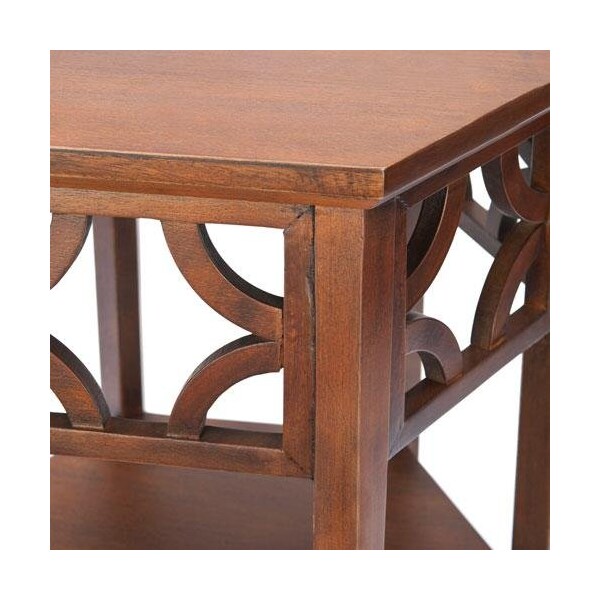 Safavieh Dominick Hexagon End Table - Brown - AMH4602A