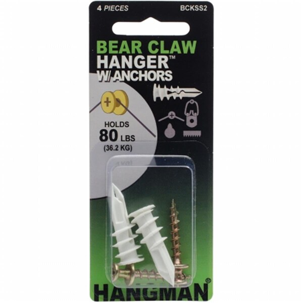 Nmg BCKSS2 Bearclaw Hangers With Anchors- Gold - 5767173