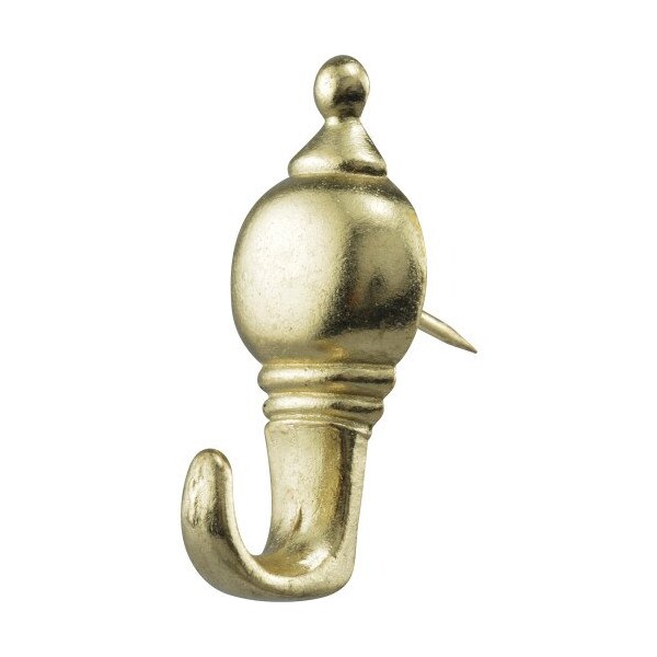 Hillman HILLMAN Gilt Push Pin Picture Hook 10 lb 3 pk - 122210
