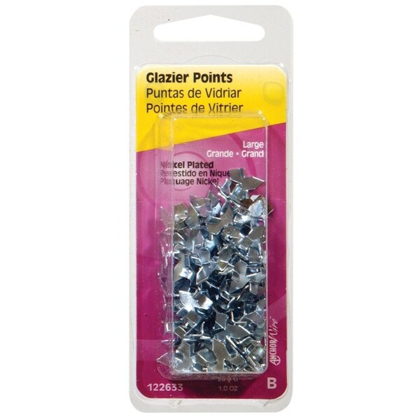 Hillman HILLMAN Nickel Plated Silver Large Canvas Picture Hanger 50 pk - 122633-N