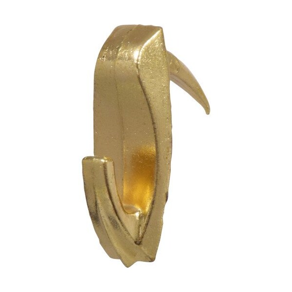 Hillman HILLMAN WallBiter Brass-Plated Gold Large Picture Hook 60 lb 3 pk - 122394