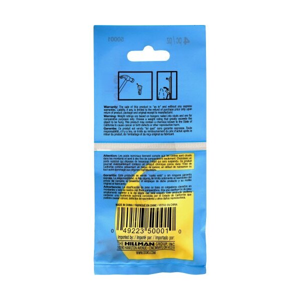 Hillman HILLMAN OOK Brass-Plated Gold Professional Picture Hanger 5 lb 4 pk - 533002