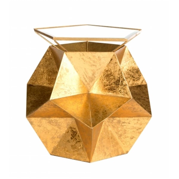 Safavieh Iona Side Table- Gold - 20.25 x 23 x 23 in. - FOX3252A