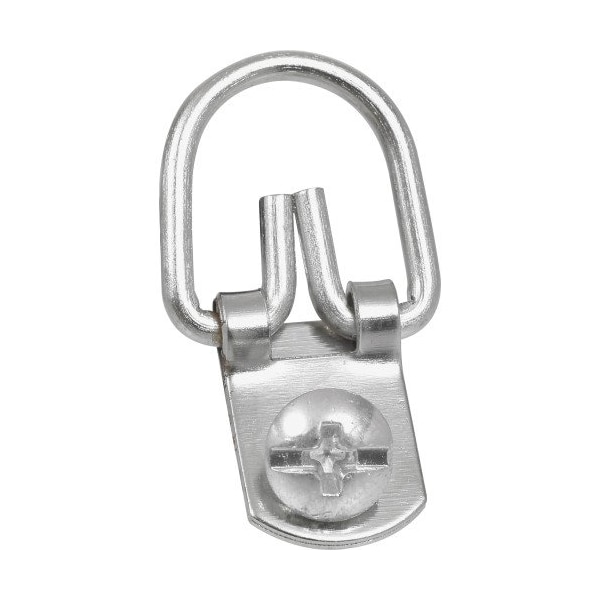 Hillman HILLMAN Steel Zinc Small D-Ring Hanger 1 lb 4 pk - 122317