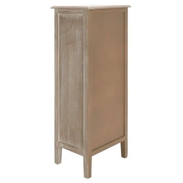 Safavieh Michaela Drawer Side Table- Vintage White - 35.8 x 11.8 x 15 in. - AMH5744E
