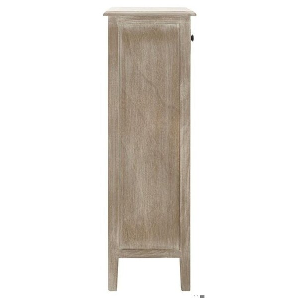 Safavieh Michaela Drawer Side Table- Vintage White - 35.8 x 11.8 x 15 in. - AMH5744E