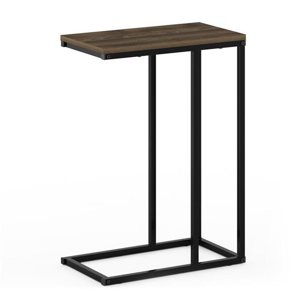 Furinno Furinno FM19123CWN Camnus Modern Living Sofa Side Table; Columbia Walnut - FM19123CWN