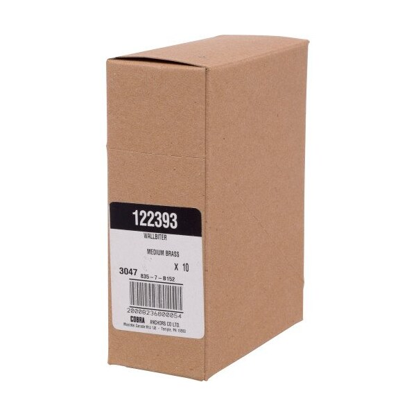 Hillman HILLMAN WallBiter Brass-Plated Silver Small Picture Hook 45 lb 4 pk - 122393