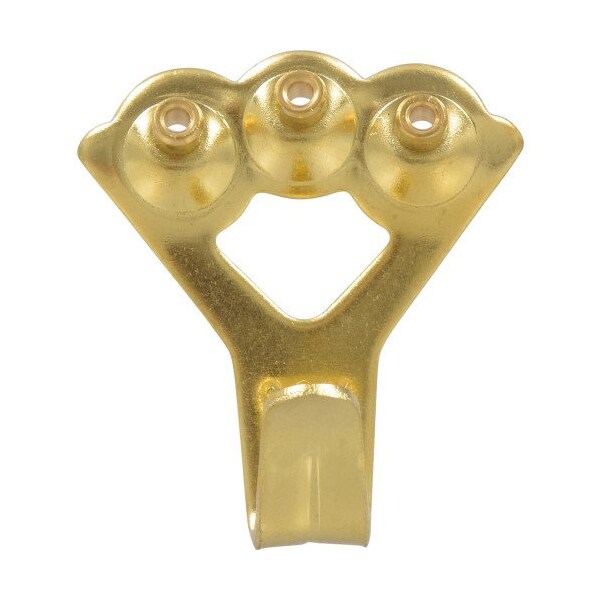 Hillman HILLMAN OOK Brass-Plated Blue Picture Hanger 75 lb 1 pk - 533012