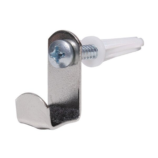 Hillman HILLMAN Silver Hidden Mirror Holder 20 lb 2 pk - 121154